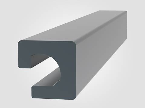 The cross-sectional shape of single gap joint is C type.
